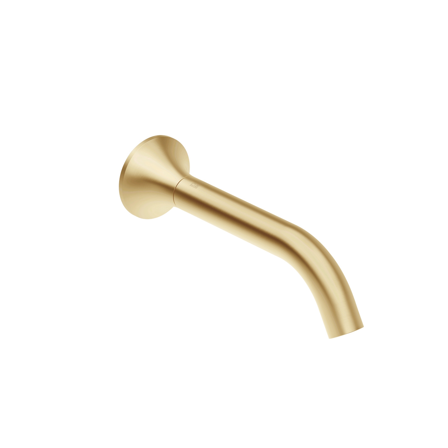 bath spout for wall mounting - brushed Durabrass