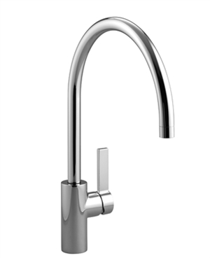 Tara Ultra Design Kitchen Faucets By Dornbracht Single Lever Mixer Dark Platinum Matt Dornbracht Tara Ultra