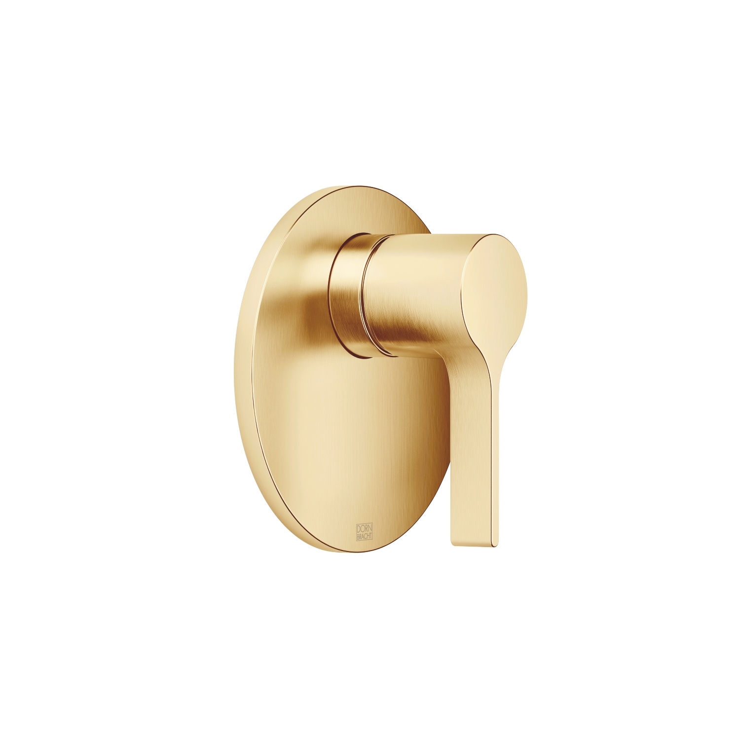 Concealed single-lever mixer without diverter - brushed Durabrass